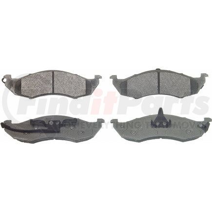 MX576 by WAGNER - Wagner Brake ThermoQuiet MX576 Semi-Metallic Disc Brake Pad Set