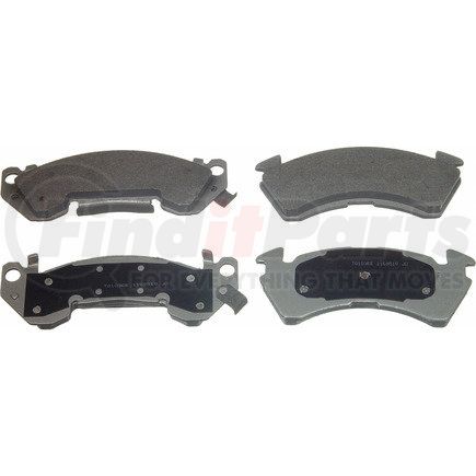 MX614A by WAGNER - Wagner Brake ThermoQuiet MX614A Semi-Metallic Disc Brake Pad Set