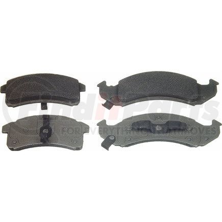 MX623 by WAGNER - Wagner Brake ThermoQuiet MX623 Semi-Metallic Disc Brake Pad Set