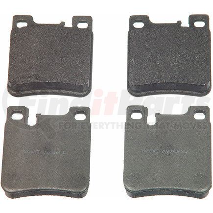 MX603A by WAGNER - Wagner Brake ThermoQuiet MX603A Semi-Metallic Disc Brake Pad Set