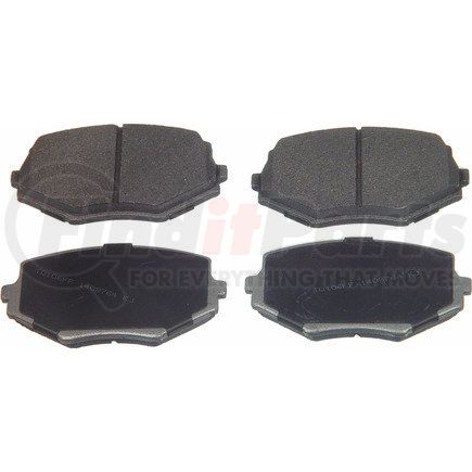 MX635 by WAGNER - Wagner Brake ThermoQuiet MX635 Semi-Metallic Disc Brake Pad Set