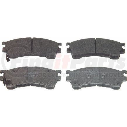 MX637 by WAGNER - Wagner Brake ThermoQuiet MX637 Semi-Metallic Disc Brake Pad Set