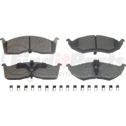 MX642 by WAGNER - Wagner Brake ThermoQuiet MX642 Semi-Metallic Disc Brake Pad Set