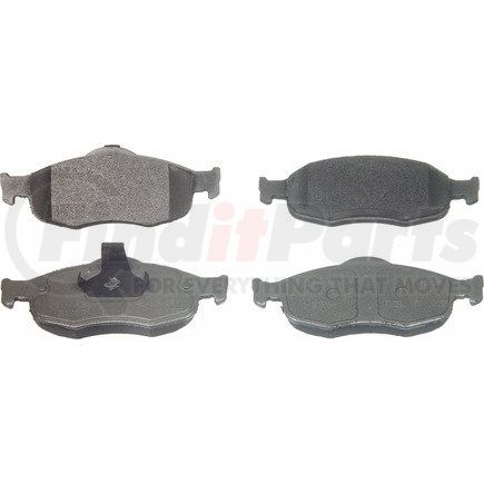 MX648 by WAGNER - Wagner Brake ThermoQuiet MX648 Semi-Metallic Disc Brake Pad Set