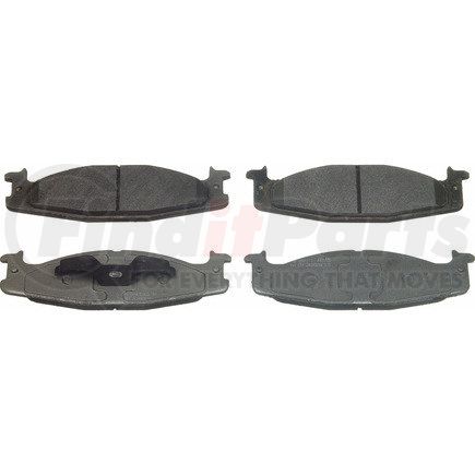 MX632 by WAGNER - Wagner Brake ThermoQuiet MX632 Semi-Metallic Disc Brake Pad Set