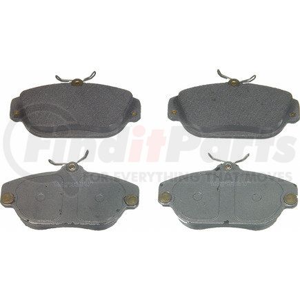 MX634 by WAGNER - Wagner Brake ThermoQuiet MX634 Semi-Metallic Disc Brake Pad Set