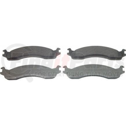 MX655A by WAGNER - Wagner Brake ThermoQuiet MX655A Semi-Metallic Disc Brake Pad Set