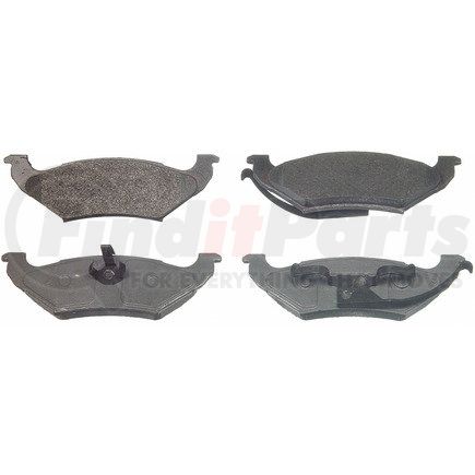 MX662 by WAGNER - Wagner Brake ThermoQuiet MX662 Semi-Metallic Disc Brake Pad Set