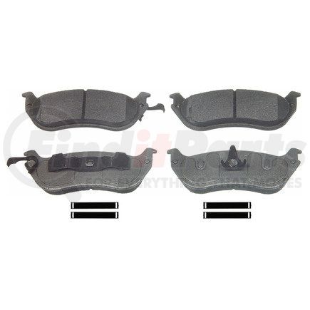 MX674A by WAGNER - Wagner Brake ThermoQuiet MX674A Semi-Metallic Disc Brake Pad Set