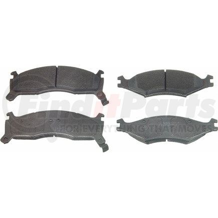 MX670 by WAGNER - Wagner Brake ThermoQuiet MX670 Semi-Metallic Disc Brake Pad Set