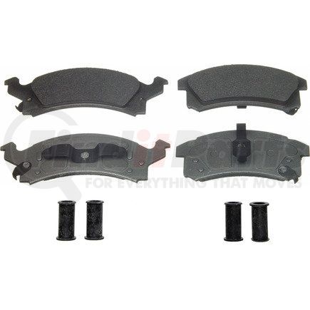 MX673 by WAGNER - Wagner Brake ThermoQuiet MX673 Semi-Metallic Disc Brake Pad Set