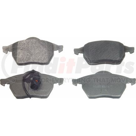 MX687A by WAGNER - Wagner Brake ThermoQuiet MX687A Semi-Metallic Disc Brake Pad Set