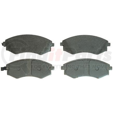 MX700 by WAGNER - Wagner Brake ThermoQuiet MX700 Semi-Metallic Disc Brake Pad Set