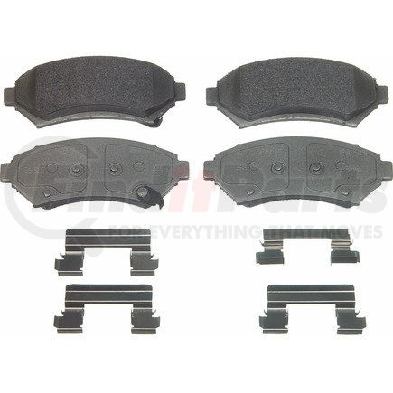 MX699 by WAGNER - Wagner Brake ThermoQuiet MX699 Semi-Metallic Disc Brake Pad Set