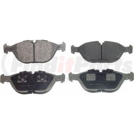 MX682 by WAGNER - Wagner Brake ThermoQuiet MX682 Semi-Metallic Disc Brake Pad Set