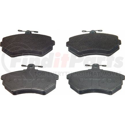 MX684 by WAGNER - Wagner Brake ThermoQuiet MX684 Semi-Metallic Disc Brake Pad Set