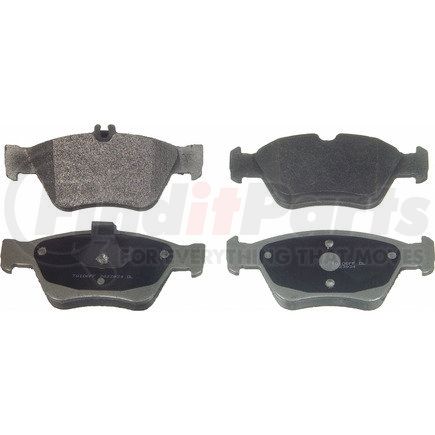 MX710 by WAGNER - Wagner Brake ThermoQuiet MX710 Semi-Metallic Disc Brake Pad Set