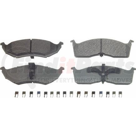 MX730B by WAGNER - Wagner Brake ThermoQuiet MX730B Semi-Metallic Disc Brake Pad Set