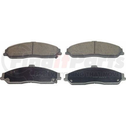 MX731 by WAGNER - Wagner Brake ThermoQuiet MX731 Semi-Metallic Disc Brake Pad Set