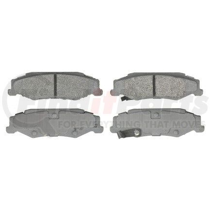 MX732B by WAGNER - Wagner Brake ThermoQuiet MX732B Semi-Metallic Disc Brake Pad Set