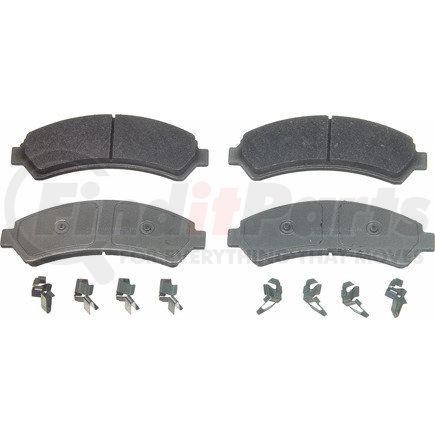 MX726 by WAGNER - Wagner Brake ThermoQuiet MX726 Semi-Metallic Disc Brake Pad Set