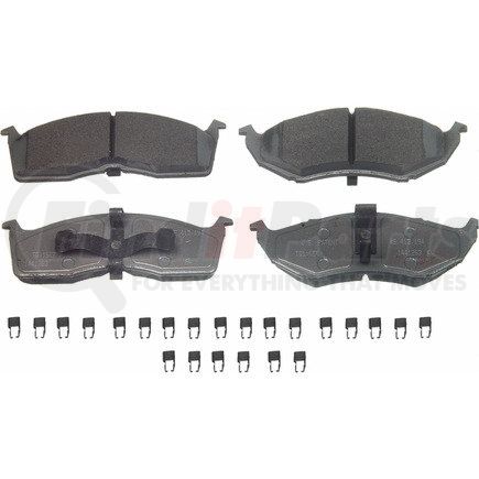 MX730A by WAGNER - Wagner Brake ThermoQuiet MX730A Semi-Metallic Disc Brake Pad Set