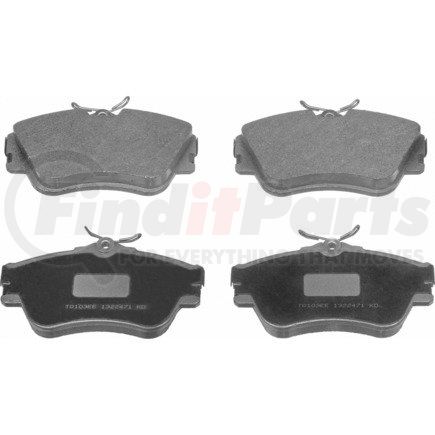 MX742 by WAGNER - Wagner Brake ThermoQuiet MX742 Semi-Metallic Disc Brake Pad Set