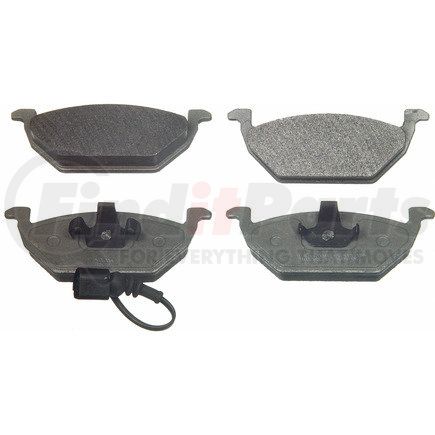 MX768A by WAGNER - Wagner Brake ThermoQuiet MX768A Semi-Metallic Disc Brake Pad Set