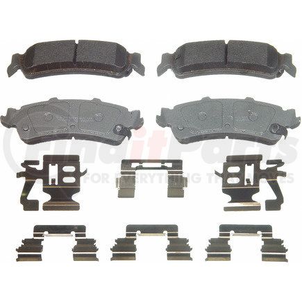 MX792A by WAGNER - Wagner Brake ThermoQuiet MX792A Semi-Metallic Disc Brake Pad Set