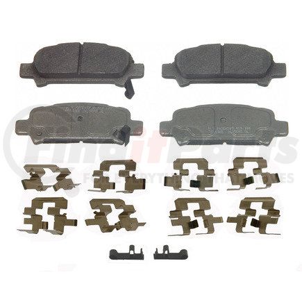 MX770 by WAGNER - Wagner Brake ThermoQuiet MX770 Semi-Metallic Disc Brake Pad Set