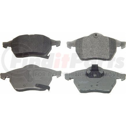 MX800 by WAGNER - Wagner Brake ThermoQuiet MX800 Semi-Metallic Disc Brake Pad Set