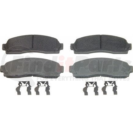 MX833 by WAGNER - Wagner Brake ThermoQuiet MX833 Semi-Metallic Disc Brake Pad Set