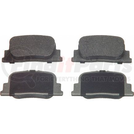 MX835 by WAGNER - Wagner Brake ThermoQuiet MX835 Semi-Metallic Disc Brake Pad Set