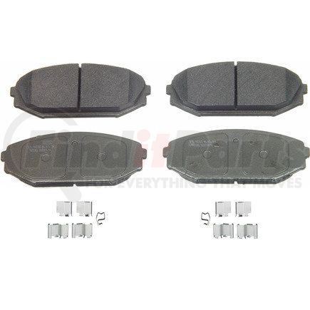 MX793 by WAGNER - Wagner Brake ThermoQuiet MX793 Semi-Metallic Disc Brake Pad Set