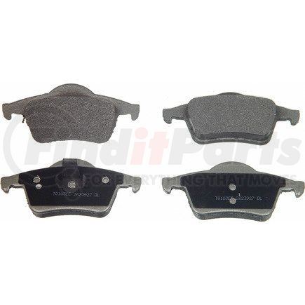 MX795 by WAGNER - Wagner Brake ThermoQuiet MX795 Semi-Metallic Disc Brake Pad Set