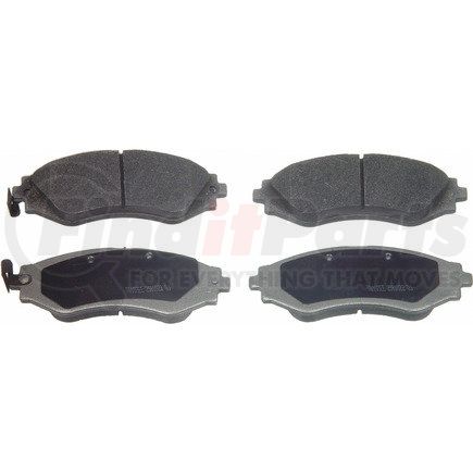 MX797 by WAGNER - Wagner Brake ThermoQuiet MX797 Semi-Metallic Disc Brake Pad Set