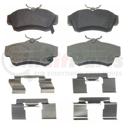 MX841 by WAGNER - Wagner Brake ThermoQuiet MX841 Semi-Metallic Disc Brake Pad Set