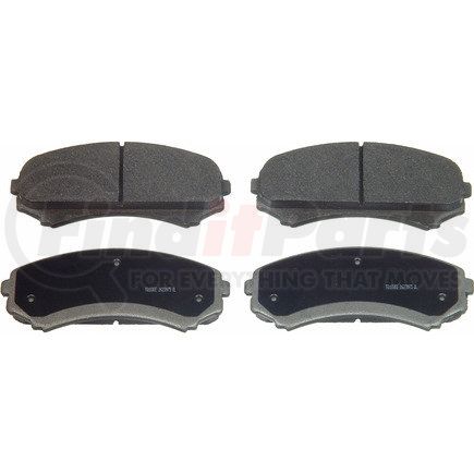 MX867A by WAGNER - Wagner Brake ThermoQuiet MX867A Semi-Metallic Disc Brake Pad Set