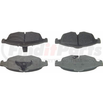 MX869 by WAGNER - Wagner Brake ThermoQuiet MX869 Semi-Metallic Disc Brake Pad Set