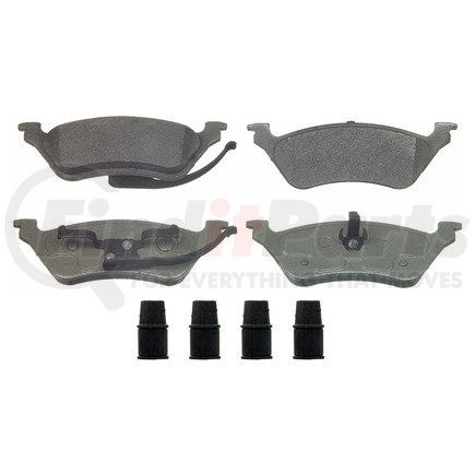 MX858 by WAGNER - Wagner Brake ThermoQuiet MX858 Semi-Metallic Disc Brake Pad Set