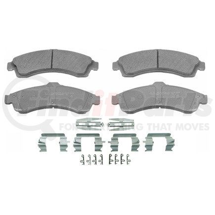 MX882 by WAGNER - Wagner Brake ThermoQuiet MX882 Semi-Metallic Disc Brake Pad Set