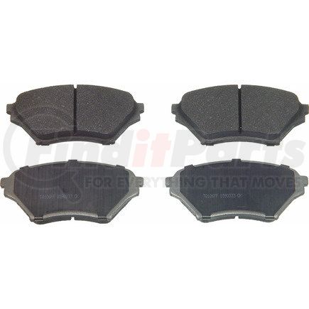 MX890 by WAGNER - Wagner Brake ThermoQuiet MX890 Semi-Metallic Disc Brake Pad Set