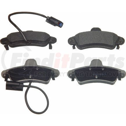 MX899 by WAGNER - Wagner Brake ThermoQuiet MX899 Semi-Metallic Disc Brake Pad Set