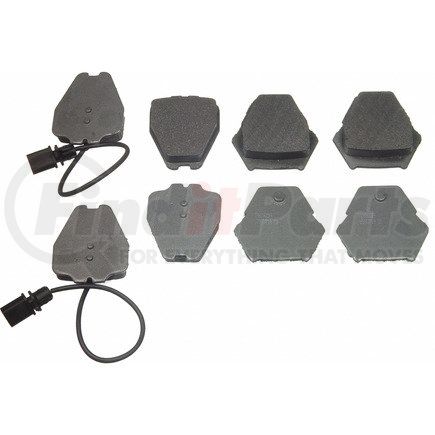 MX912 by WAGNER - Wagner Brake ThermoQuiet MX912 Semi-Metallic Disc Brake Pad Set