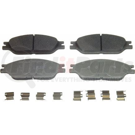 MX803 by WAGNER - Wagner Brake ThermoQuiet MX803 Semi-Metallic Disc Brake Pad Set