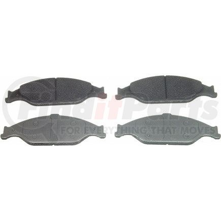 MX804 by WAGNER - Wagner Brake ThermoQuiet MX804 Semi-Metallic Disc Brake Pad Set