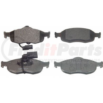 MX801 by WAGNER - Wagner Brake ThermoQuiet MX801 Semi-Metallic Disc Brake Pad Set