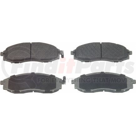 MX830 by WAGNER - Wagner Brake ThermoQuiet MX830 Semi-Metallic Disc Brake Pad Set