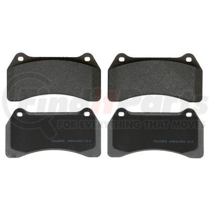 MX938 by WAGNER - Wagner Brake ThermoQuiet MX938 Semi-Metallic Disc Brake Pad Set