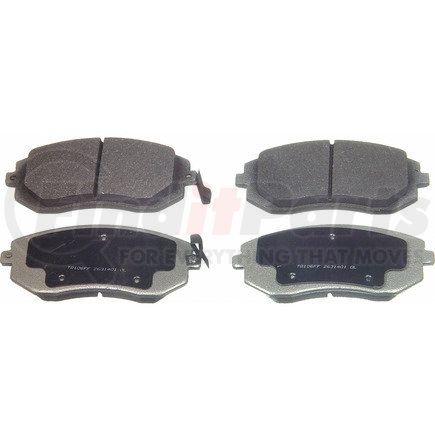 MX929 by WAGNER - Wagner Brake ThermoQuiet MX929 Semi-Metallic Disc Brake Pad Set